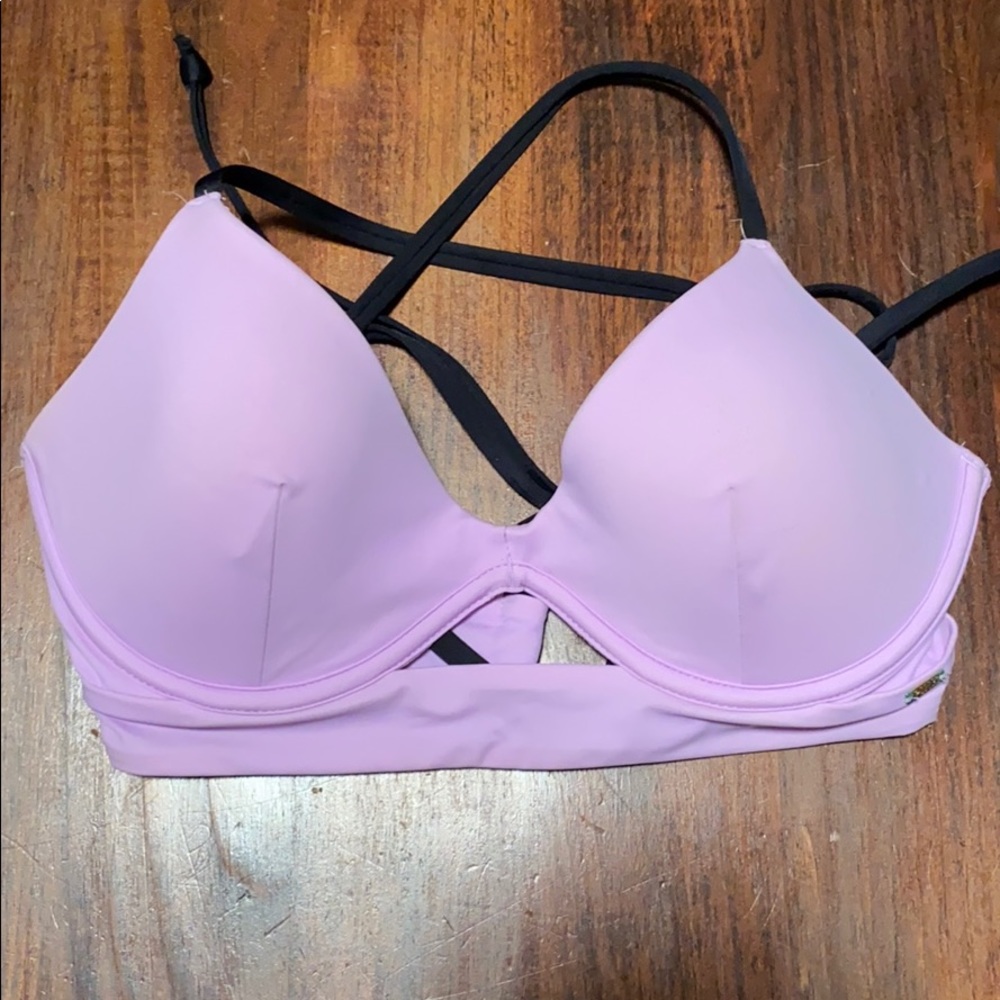 Pink push-up Bathing Suit Top